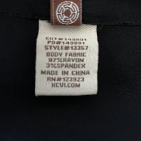 NEW XCVI Black Long Sleeve V Neck Tunic Sz. S - Picture 4 of 4